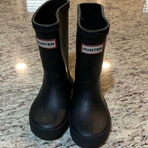 Hunter Kids Black Boots
